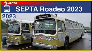 SEPTA Bus Roadeo 2023 Display Buses IN ACTION by DashTransit 2,930 views 11 months ago 6 minutes, 26 seconds