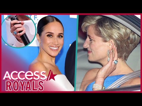 Meghan Markle Wears Princess Diana's Ring w/Prince Harry at Gala