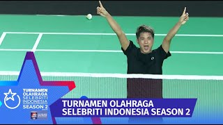 Salto!! Jirayut & Tontowi Memenangkan Men Doubles Badminton | Turnamen Olahraga Selebriti Indonesia