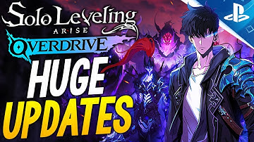 BIG Solo Leveling Arise Overdrive UPDATES - Overdrive System, 4 Player Co-op, Weapon Crafting + More