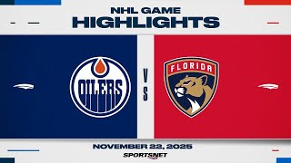 NHL Highlights | Oilers vs. Panthers - November 22, 2025