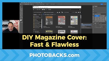 Put Anyone On a Magazine Cover in Seconds! | Photobacks Magazine Cover Parody Package for Photoshop!