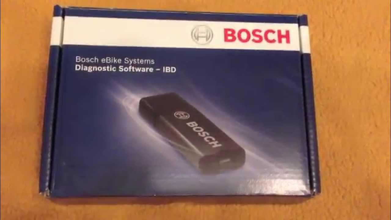 Bosch 2013 Diagnose Gerät IBD für INTUVIA Pedelec Antrieb - YouTube