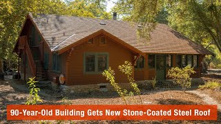 90-Year-Old Building Gets New Stone-Coated Steel Roof