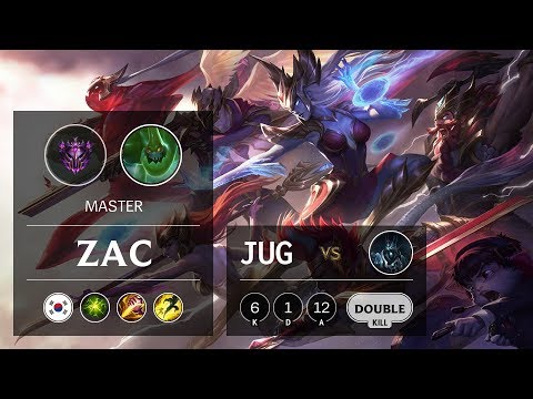 Zac Jungle vs Karthus - KR Master Patch 9.13