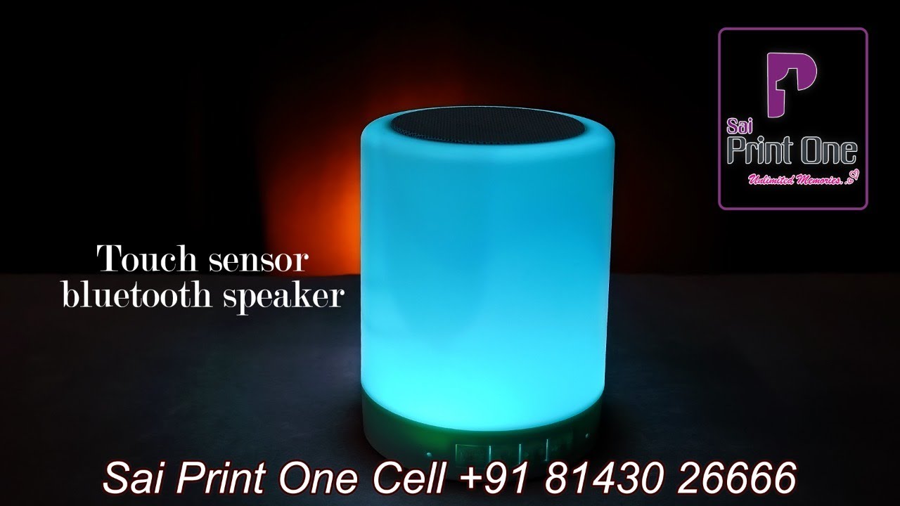 Touch Sensor Bluetooth Speaker Printing | Sai Print One Customized Gift ...