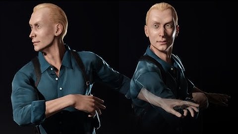 game engine character turntable