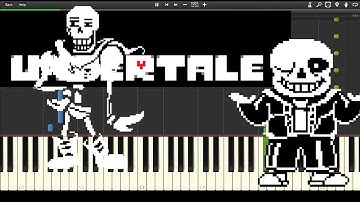 Undertale - Respite - Synthesia - Piano - Tutorial - Easy