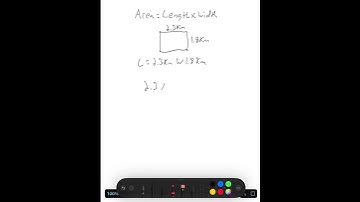 Calculating the area of a rectangle #maths #mathematics #geometry #area #areaofarectangle