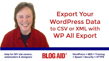 Export WordPress Data to a CSV with WP All Export