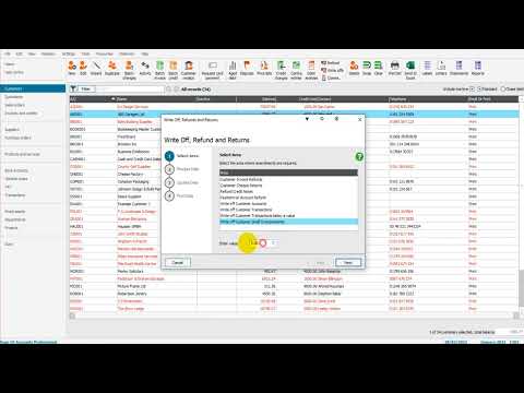 How to Write Off Debts on Sage – Customer and Supplier Bad Debt – Sage Tutorial #sage #accounting