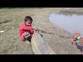 Amazing Unique Hook Fishing Technique Form River | Traditional Boy Hunting Big Fish By Hook in River