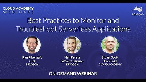 Best Practices to Monitor and Troubleshoot Serverless Applications