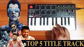 Top 5 Mass Title Track Bgm 2019 | Rewind By Raj Bharath | 2 0 | Asuran | Ismart Shankar |Petta | Kgf