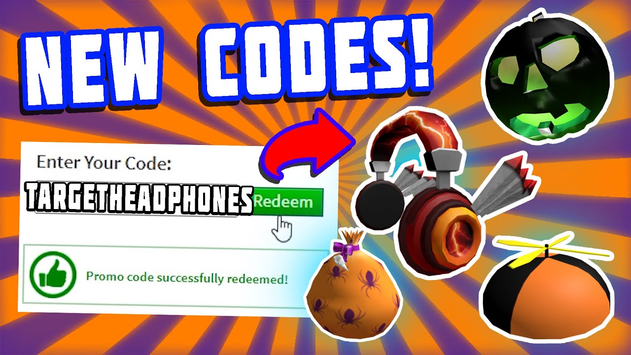 *NEW* PROMO CODES HALLOWEEN ITEMS (Roblox October 2020) YouTube