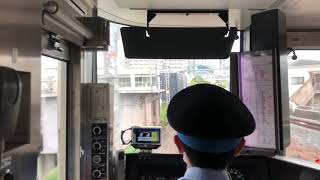 (運転席展望)通勤電車の車窓から　2021.8.23 JR西日本大阪環状線内回り電車　7：56西九条発新今宮まで