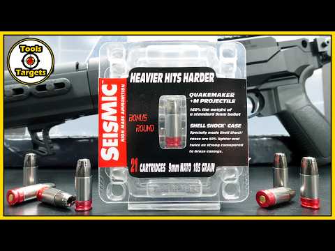 More Like a Tremor...Seismic Ammo 9MM +M Quakemaker Self-Defense AMMO Ballistic Gel Test!