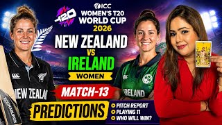 New Zealand W vs Ireland W (Match-13) Predictions | ICC Women’s T20 World Cup 2026