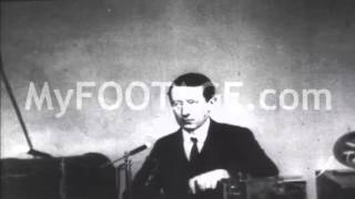 Guglielmo Marconi Demonstrates Wireless Telegraph