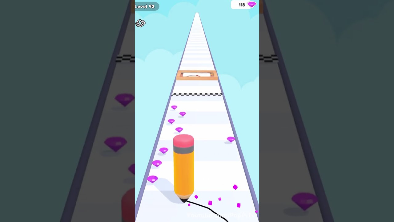 Long Pencil Run - All Levels Gameplay Pop Pi (Part 10)