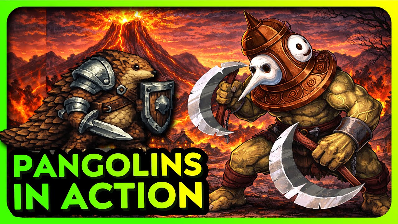 Rolling Pangolins Are So Strong! | Leo the Wise | Volcano | Threat 4 | King Is Watching