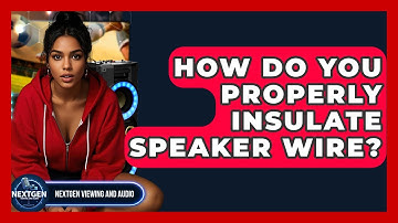 How Do You Properly Insulate Speaker Wire? - NextGen Viewing and Audio