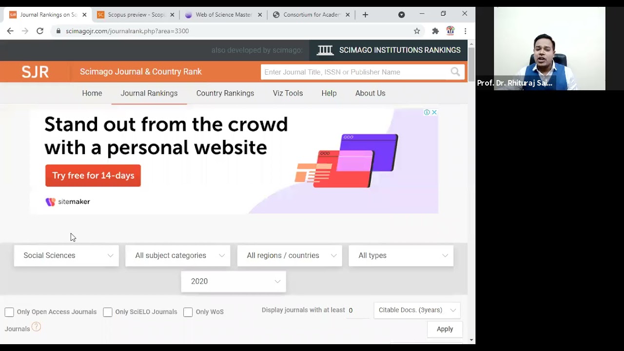 SCIMAGO Journal Ranking