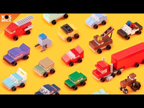 Lego Disney Pixar Cars 1 Mini Vehicles (Tutorial)