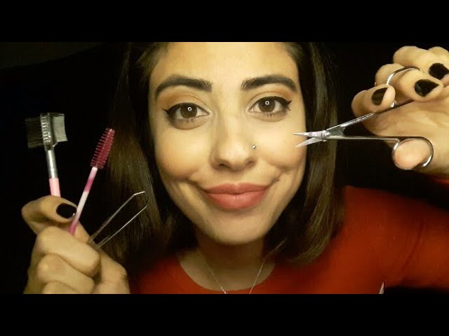 Türkçe ASMR| KAŞLARINI ALIYORUM ROLE PLAY #roleplay