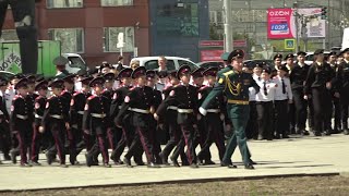 Традиционный парад Сибирского кадетского корпуса прошел в Новосибирске // 