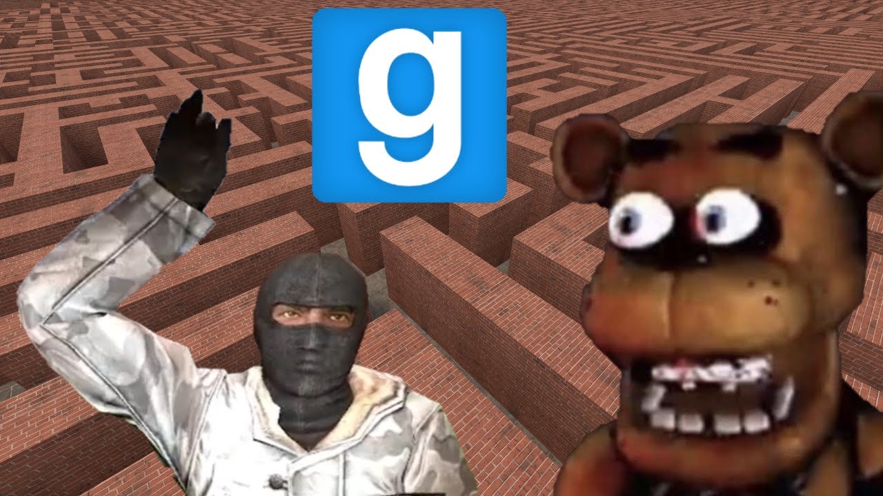 GMOD FNAF MAZE IN VR IS BUILT DIFFERENT - Garry's Mod - YouTube