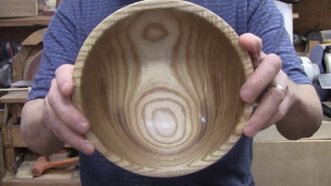 Wood Turning Simple Catalpa Bowl Fantastic Grain YouTube