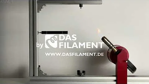 UL94 - horizontal and vertical burning test: PETG flame retardant  - by DAS FILAMENT