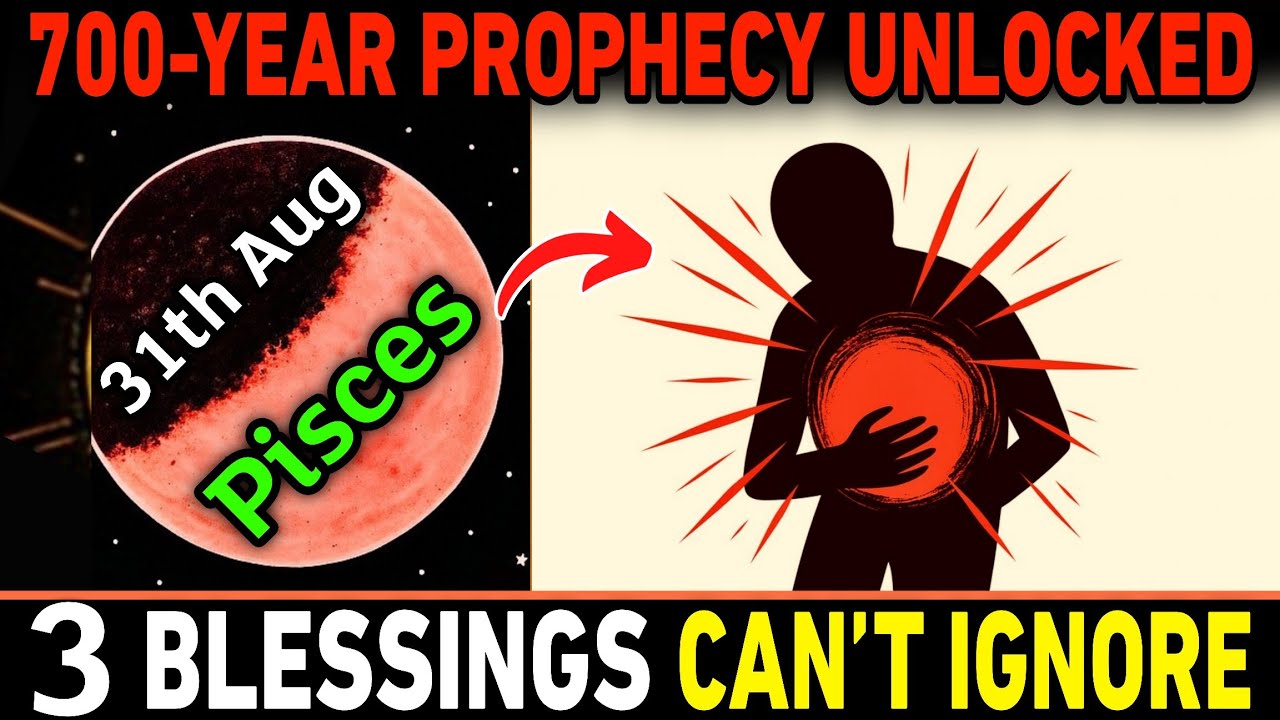 Pisces ♓ August 31, 2025 ⚡ 700-Year Prophecy Comes True! 💰  3 Shocking Blessings You Can’t Ignore 🚨