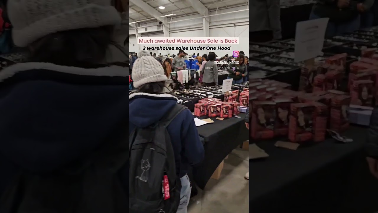 Revlon and 10$ Shoe warehouse sale is back in Canada Toronto 