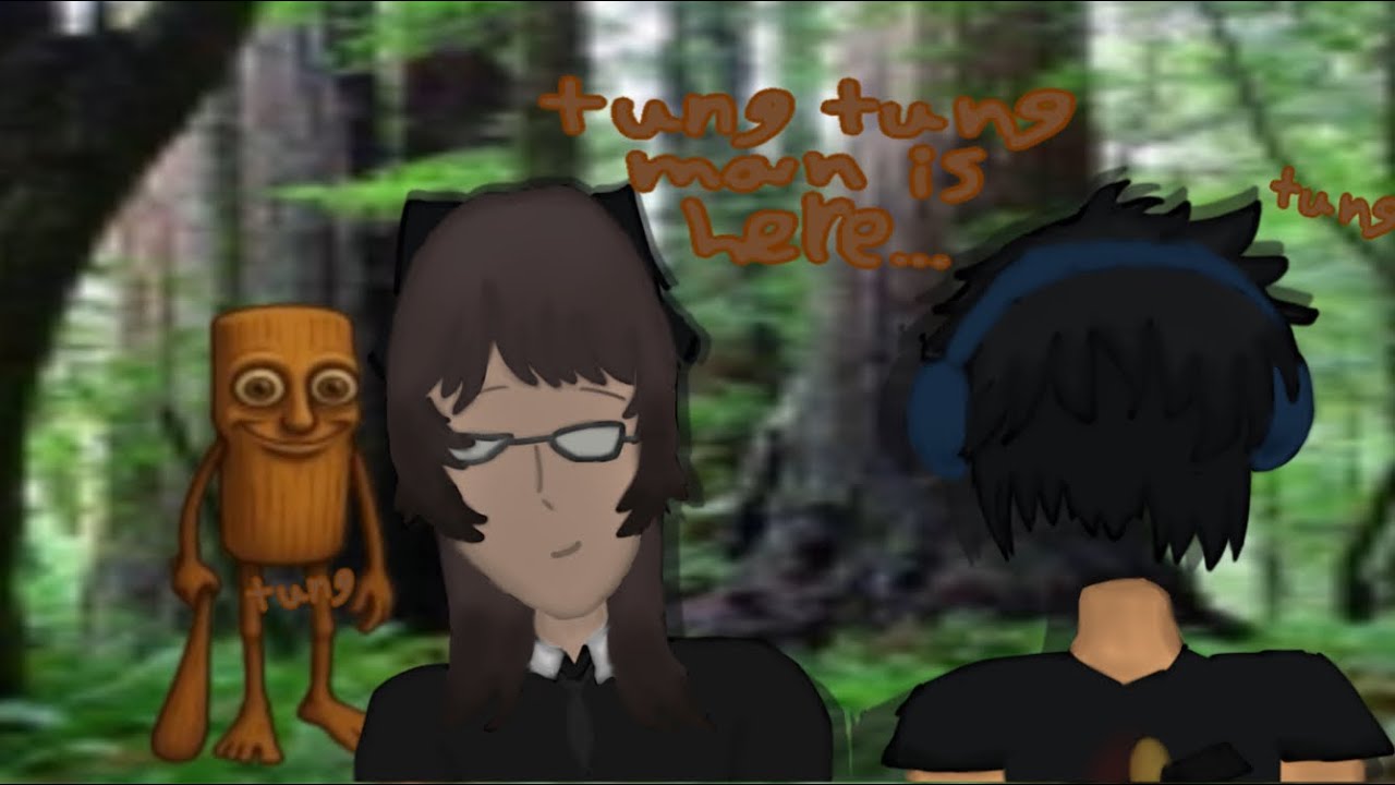 Getting lost in forest then getting turned into burger with my friend by tung tung man