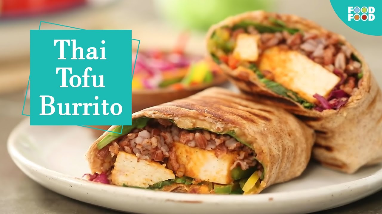 बनायें Meatless, Veg Burrito with tofu | Tofu Burrito Recipe | FoodFood