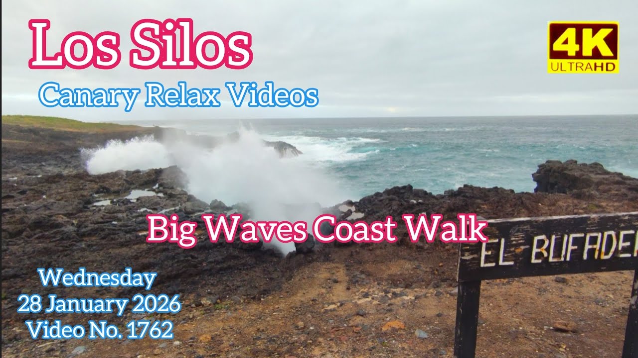 Тенерифе 🏝️ Шоу больших волн Los Silos