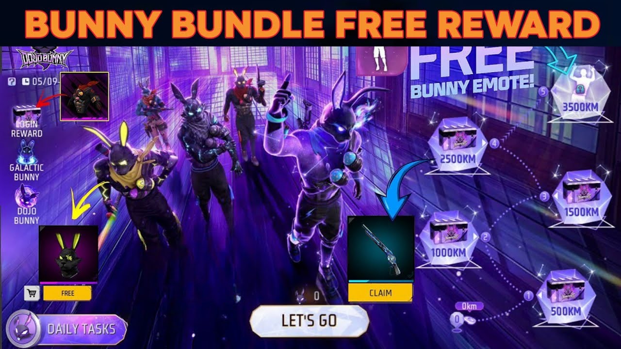 GALACTIC BUNNY BUNDLE FREE REWARDS കണ്ടോ🔥 TONIGHT UPDATE FREE FIRE| FREE FIRE NEW EVENT MALAYALAM| 