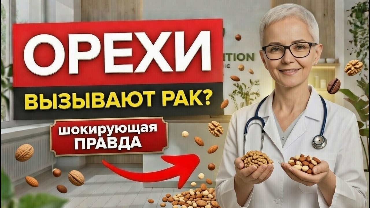 Будьте осторожны с этими орехами. 400% токсинов! Врачи скрывали правду