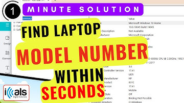 Easily Find Your Laptop Model Number in Seconds | Microsoft Windows Help | iCals Digital Solutions