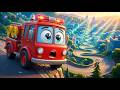 El Camión de Bomberos al Rescate de los Animales 🚒 Canciones Infantiles y Rimas para Niños y Bebés