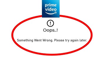 ✅How to Fix Amazon Prime Video App Oops something Went Wrong Error on Android ✅