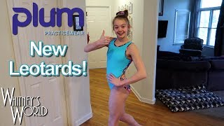 New Plum Leotards Whitney Bjerken Gymnastics