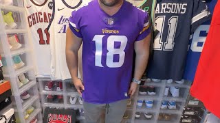 Justin Jefferson Nike Elite Authentic Minnesota Vikings Jersey
