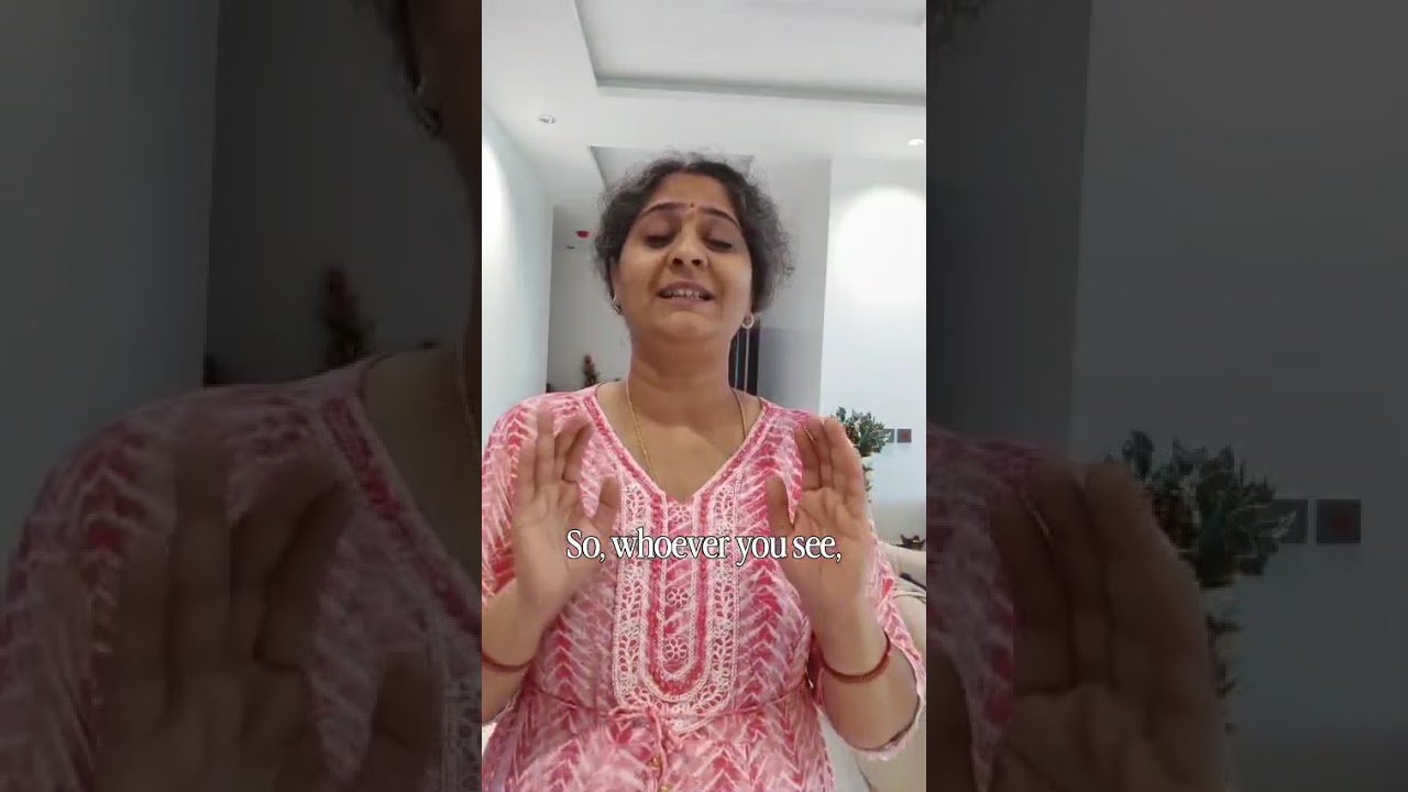 power of blessings, bless everyone so that you will also receive blessings from God.