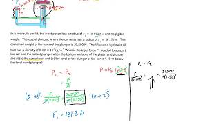 Hydraulic Example Question