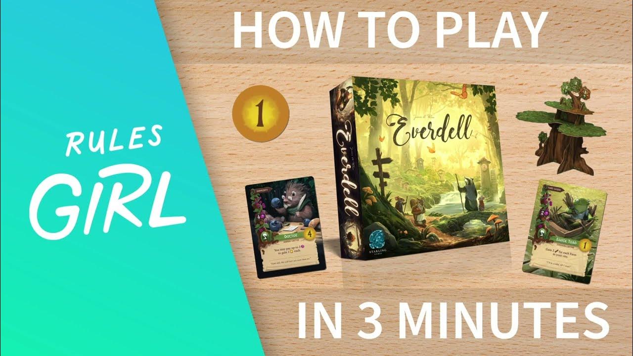 How to Play Everdell in 3 Minutes Rules Girl YouTube
