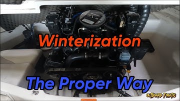Mercruiser 4.3 Winterization (Keep your motor protected) #diy #mercruiser