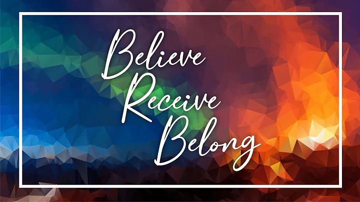 30 Jan 2022 - Believe Receive Belong - Ps Johan Br...